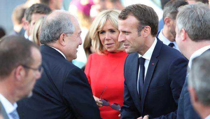 ՀՀ և Ֆրանսիայի նախագահները «Ազնավուր» կենտրոնում են
