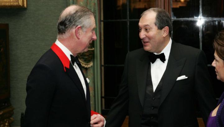 ՀՀ նախագահը մասնակցել է արքայազն Չարլզի 70-ամյակի միջոցառումներին