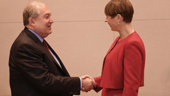 Հանդիպել են Հայաստանի և Էստոնիայի նախագահները