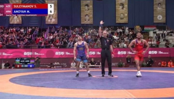 Մալխաս Ամոյանը հաղթել է ադրբեջանցի ըմբիշին