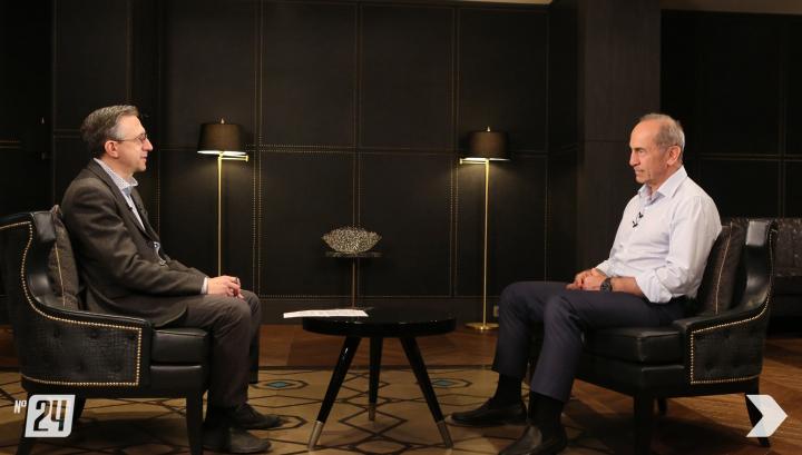 «Հայաստան» դաշինքի առաջնորդ Ռոբերտ Քոչարյանը հարցազրույց է տվել «Շանթ» հեռուստաընկերությանը