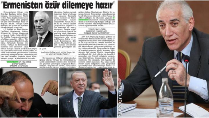 ՀՀ ապագա նախագահ Վ. Խաչատրյանը պատրաստ է ներողություն խնդրել Թուրքիայից «ԱՍԱԼԱ»-ի և տարածաշրջանում այլ «արյունահեղությունների» համար. Yerkir.am