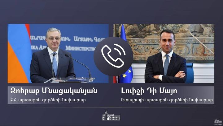 Հայաստանի և Իտալիայի ԱԳ նախարարներն անդրադարձել են տարածաշրջանային անվտանգության հարցերի