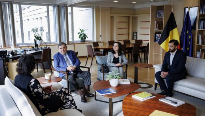 Բելգիայի ԱԳ նախարարը հանդիպել է ՀՅԴ Եվրոպայի Հայ դատի գրասենյակի ներկայացուցիչներին