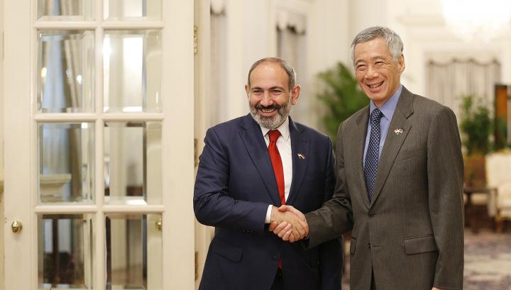 Տեղի է ունեցել Հայաստանի և Սինգապուրի վարչապետների հանդիպումը