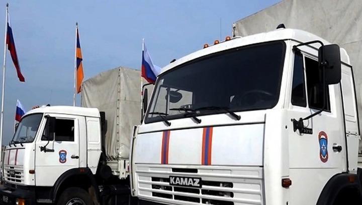 ՌԴ ԱԻՆ-ը 6 բեռնատար հումանիտար օգնություն է ուղարկել Արցախ
