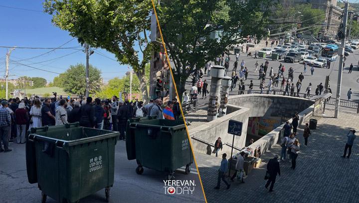 Վաղ առավոտից Երևանում և մարզերում մեկնարկել են խաղաղ անհնազանդության ակցիաներ