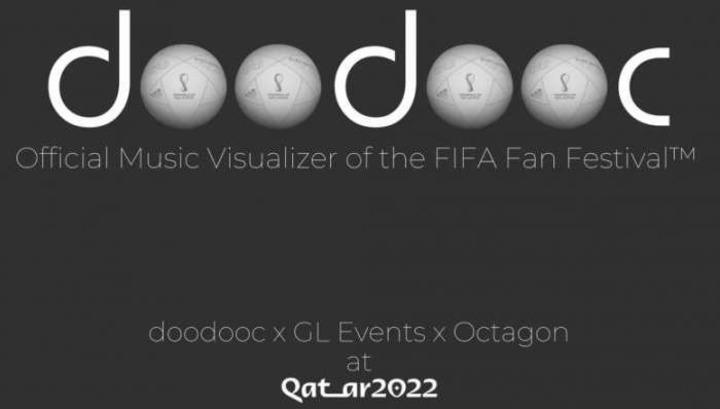 Հայկական doodooc հավելվածը՝ FIFA Fan Fest 2022 փառատոնի պաշտոնական երաժշտական ​​վիզուալիզատոր