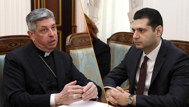 Փոխվարչապետը խնդրել է Հռոմի Պապին փոխանցել, որ շարունակի աղոթել հայ գերիների համար