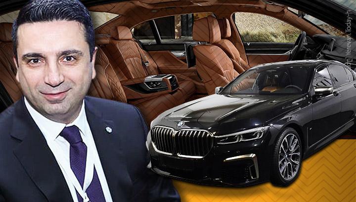 Ալեն Սիմոնյանի նոր ավտոմեքենայի ապահովագրությունն արժեցել է 1 մլն 602 հազար դրամ