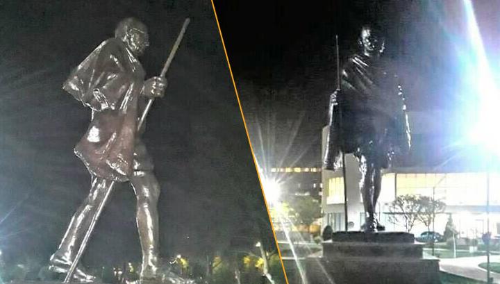 Աջափնյակում գաղտնի կերպով բացվել է Քեմալի դաշնակից Գանդիի արձանը