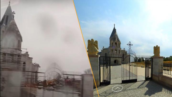 Ադրբեջանցիները քանդել են Ղազանչեցոց եկեղեցու դարպասների հրեշտակների քանդակները