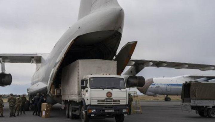 Արցախի համար նախատեսված մարդասիրական բեռի հերթական խմբաքանակը Մոսկվայից ուղարկվել է Երևան