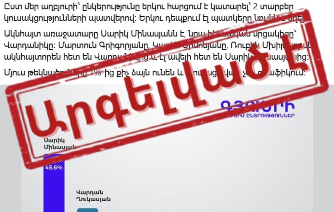 ՔՊ-ի «լրատվամիջոցը» հարցո՞ւմ է հորինել