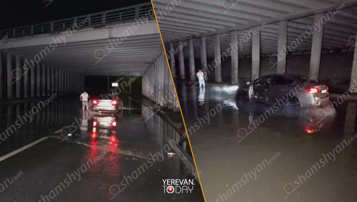 Հորդառատ անձրևի հետևանքով Մալաթիայում ստեղծվել էր արհեստական «լճակ»