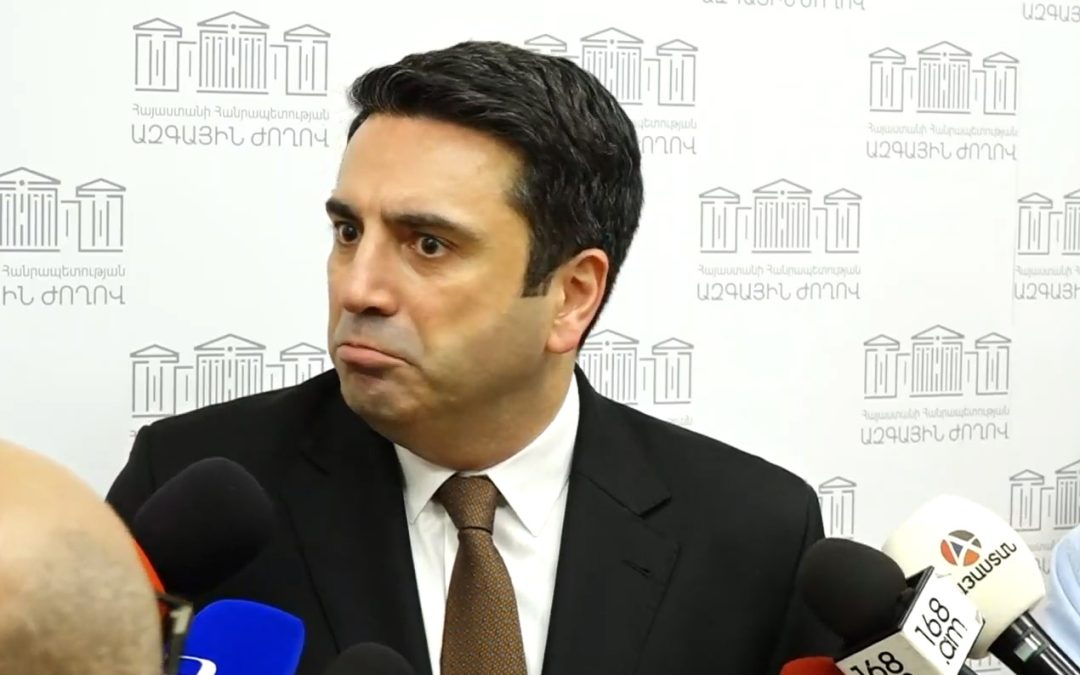 Ալեն Սիմոնյանը Արցախի նախագահի ընտրությունը համարում է տարածքային պահանջ Ադրբեջանի նկատմամբ