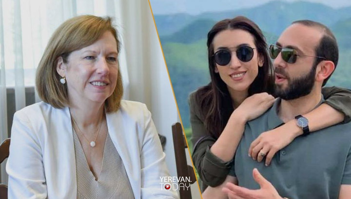ԱՄՆ դեսպանը հանդիպել է Արարատ Միրզոյանի՝ պաշտոնյա դարձած կնոջ հետ