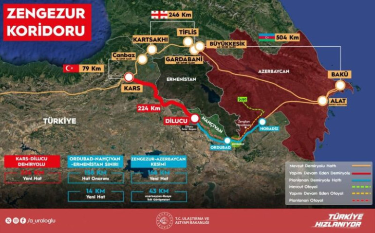 Թուրքիան սկսում է Ադրբեջանի ուղղությամբ երկաթուղու կառուցումը