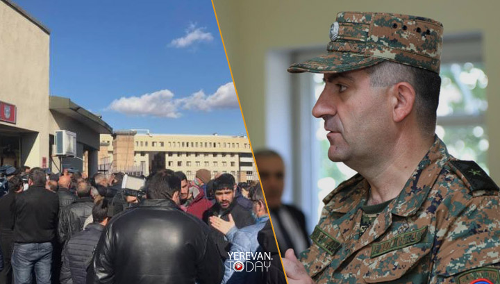 Մի քանի օրվա բողոքի ցույցերից հետո ԳՇ պետը հանդիպել է անhայտ կորած զինծառայողների հարազատներին