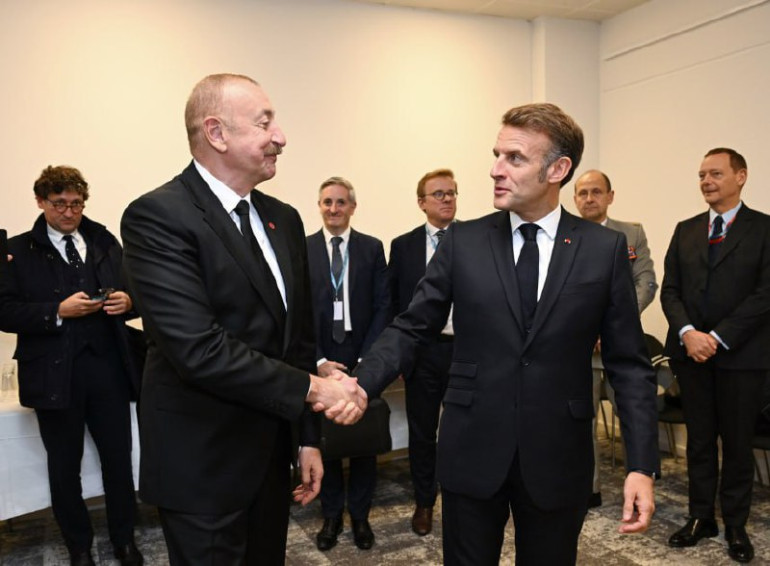 Մակրոնն ու Ալիևը հանդիպել են