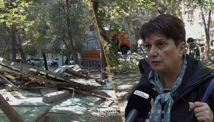 Քաղաքապետարանի աշխատակիցներն այսօր քանդել են Սարյան պուրակում գտնվող սրճարանը. NEWS.am