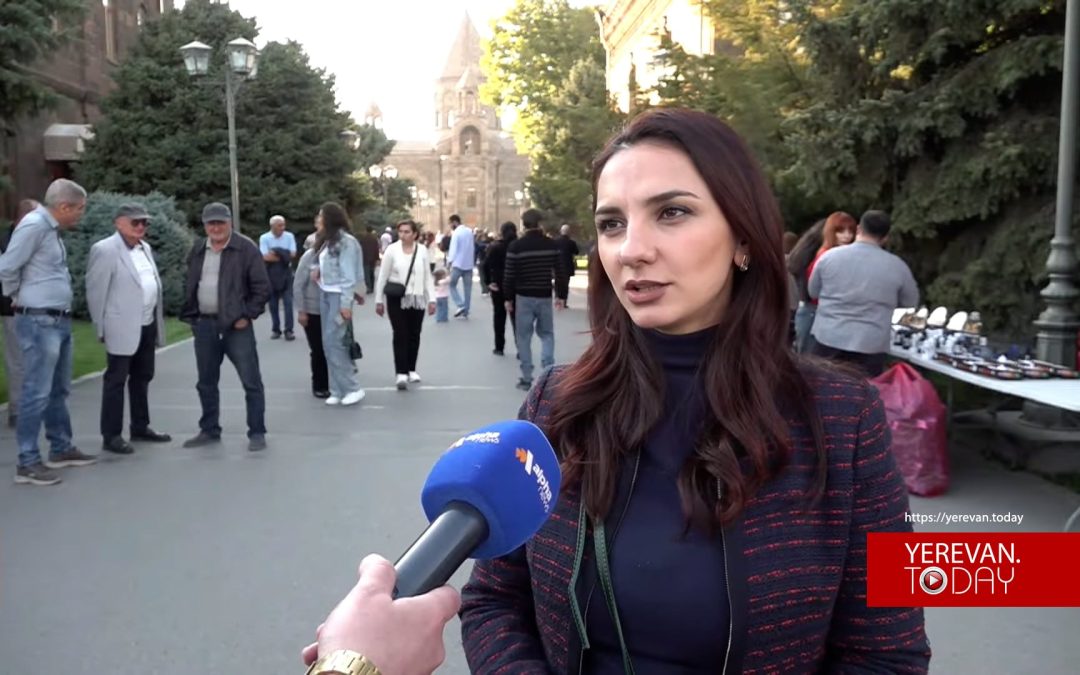 Եկել ենք այստեղ աջակցություն հայտնելու մեր եկեղեցուն, Կաթողիկոսին․ Արեգա Հովսեփյան