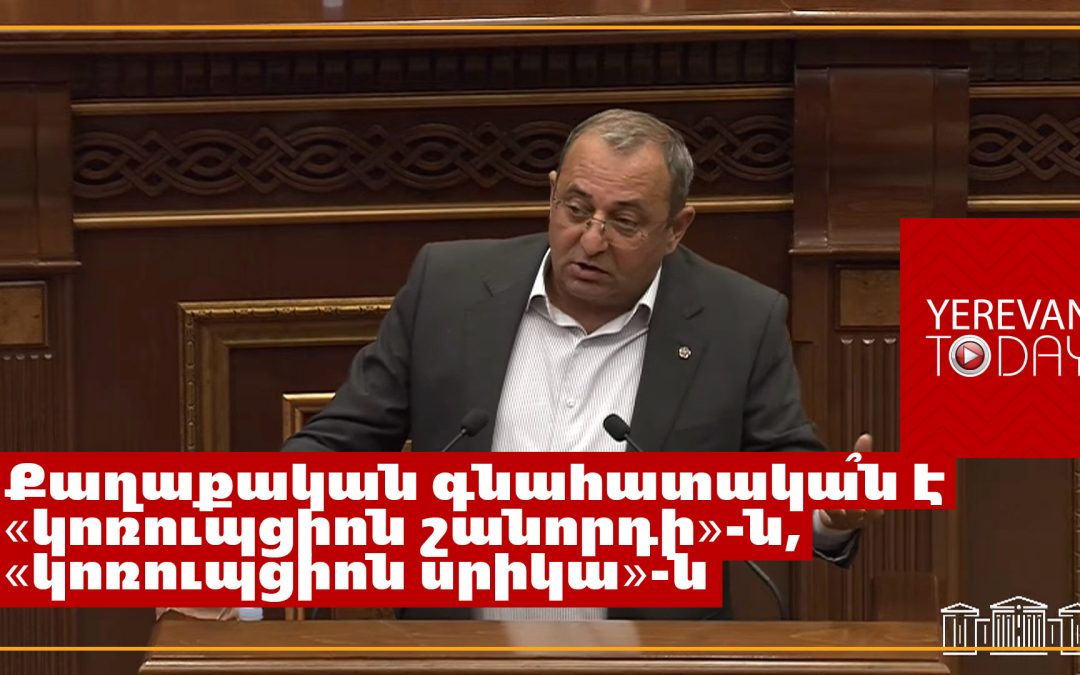 Ինչ-որ չեմ հիշում Դիանա Գասպարյանի վերաբերյալ հնչեցնեիք «կոռուպցիոն սրիկա» բառերը․ Արծվիկ Մինասյան