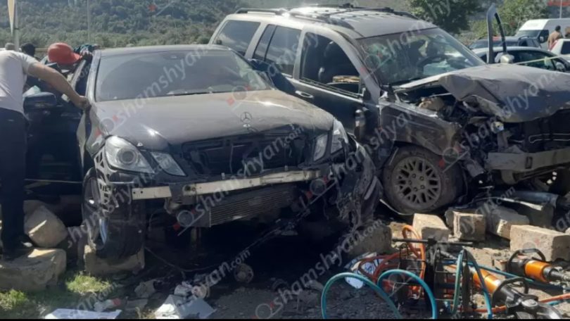 Խոշոր ավտովթար Կապանում․ կա 6 վիրավոր
