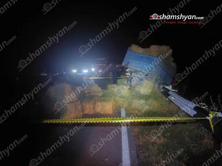 Խոշոր ու ողբերգական ավտովթար՝ Շիրակի մարզում. 1 զոհ, 3 վիրավոր կա