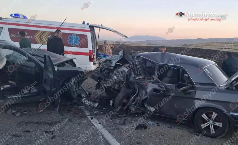 2 զոհ, 3 վիրավոր․ ողբերգական ավտովթար՝ Արագածոտնի մարզում