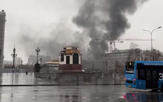Խոշոր հրդեհ Մոսկվայի կենտրոնում