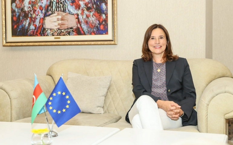 Ադրբեջանում ԵՄ դեսպանը շնորհավորել է Խորհրդարանի ղեկավարին՝ Հայաստանի հետ արձանագրած հաջողությունների համար