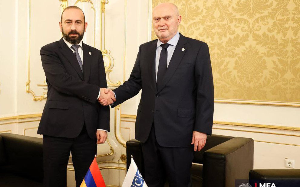 Միրզոյանը հանդիպել է ԵԱՀԿ գլխավոր քարտուղար Ֆերիդուն Սինիրլիoղլուի հետ
