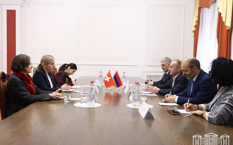 Սեյրան Օհանյանը հանդիպել է ՀՀ-ում Շվեյցարիայի Համադաշնության արտակարգ և լիազոր դեսպանի հետ