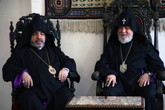 Երուսաղեմի հայոց պատրիարքն իր զորակցությունն է հայտնել Վեհափառ Հայրապետին