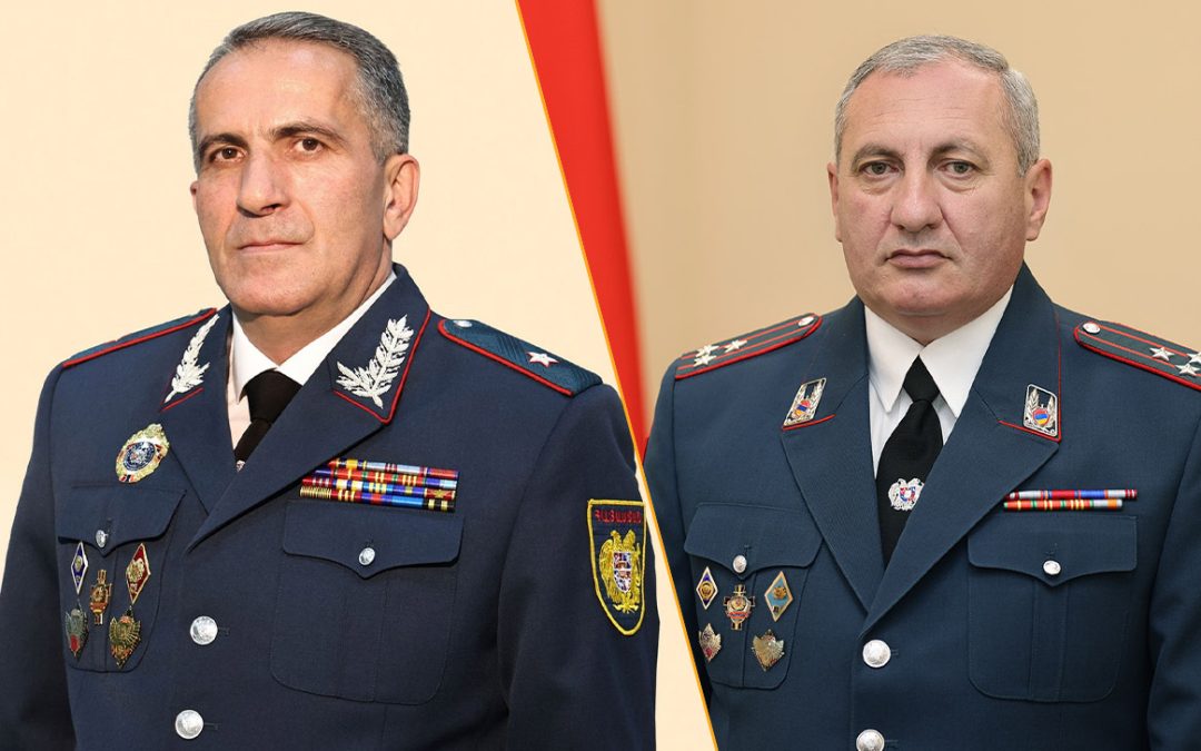 Կամո Ցուցուլյանը նշանակվել է ոստիկանության պետ, իսկ Արամ Ղազարյանը՝ Փրկարար ծառայության ղեկավար