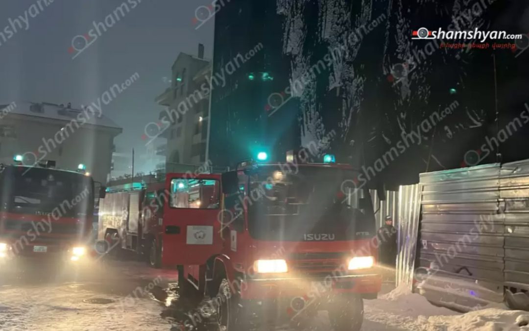 Խոշոր հրդեհ՝ Երևանում․ այրվել է պահեստային տարածք