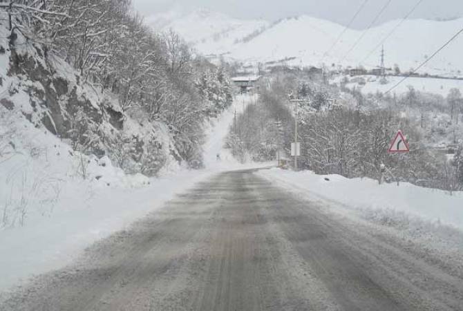 ՀՀ տարածքում ավտոճանապարհները հիմնականում անցանելի են