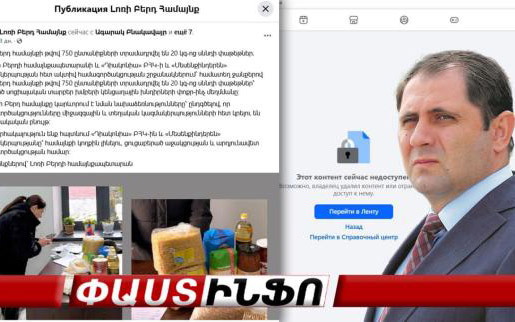 Պապիկյանի գյուղում բարեգործության անվան տակ ընտրակաշա՞ռք են բաժանում. «Փաստինֆո»