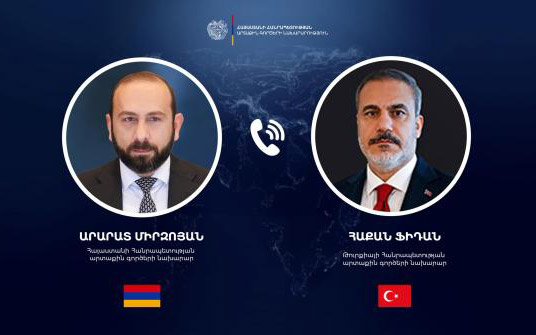 Միրզոյանը հեռախոսազրույց  է ունեցել Ֆիդանի հետ