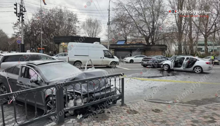 Երևանում բախվել են «Chevrolet»-ը և «Kia»-ն․ կա 3 տուժած