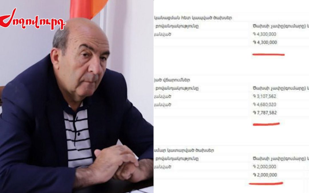 8 անշարժ գույք՝ նույն գյուղում․ Շիրակի ՔՊ-ական փոխմարզպետի ունեցվածքը. «Ժողովուրդ»