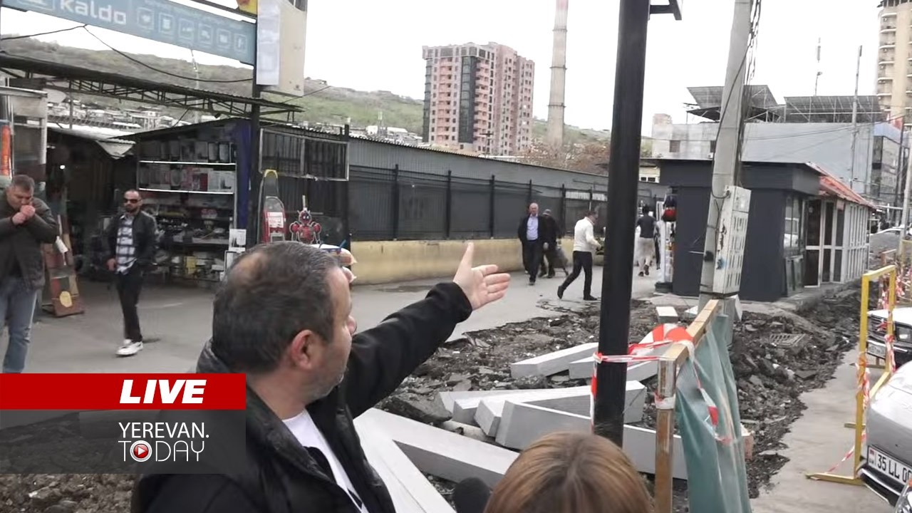 ԱՅՍ ՊԱՀԻՆ | ՈւՂԻՂ | Գնունու շուկայի մոտ դարձյալ քաղաքապետարանը քանդում է