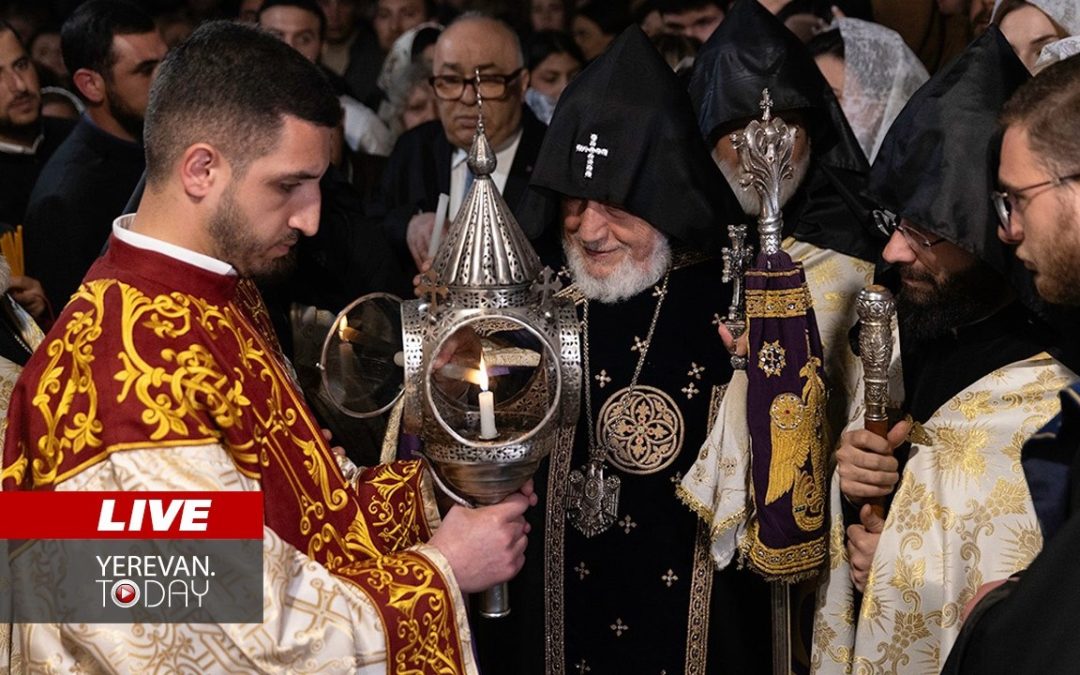 ԱՅՍ ՊԱՀԻՆ | ՈւՂԻՂ | Եկեղեցիներում մատուցվում է Ճրագալույցի Սուրբ Պատարագ