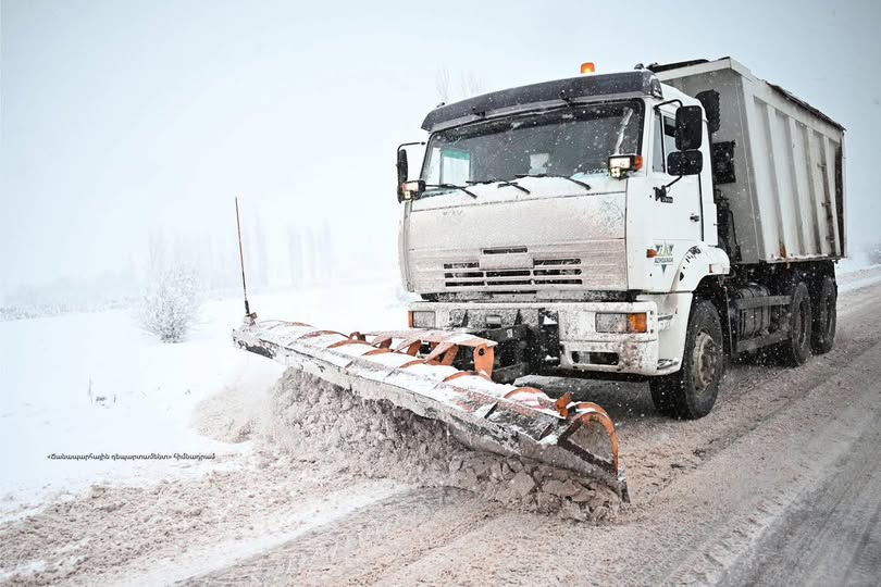 Գյումրի-Բավրա, Բաղանիս-Ջուջևան ավտոճանապարհները դժվարանցանելի են բեռնատարների համար