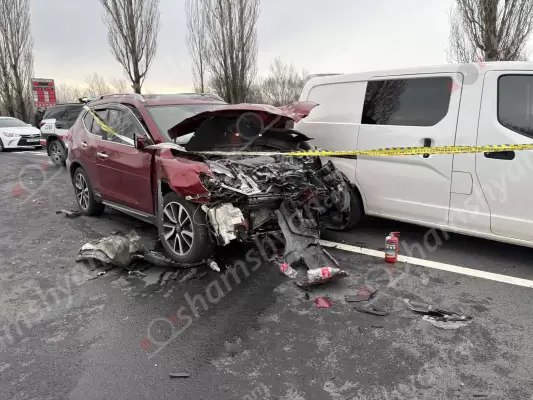 Երևան-Սևան ավտոճանապարհին մեքենաներ են բախվել. 4 վիրավոր կա