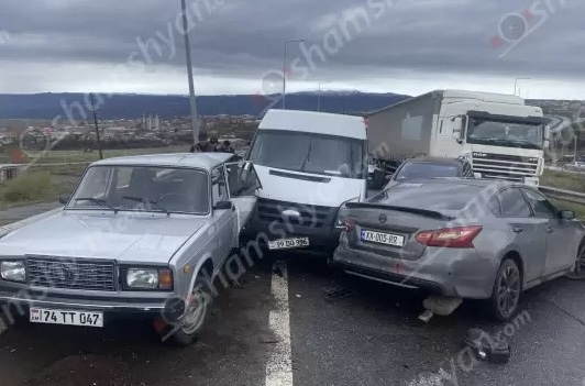 Շղթայական ավտովթար է եղել Արագածոտնի մարզում