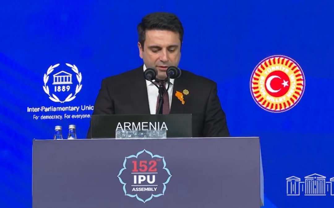 Ален Симонян пригласил Турцию присоединиться к процессу «установления стабильности в регионе»