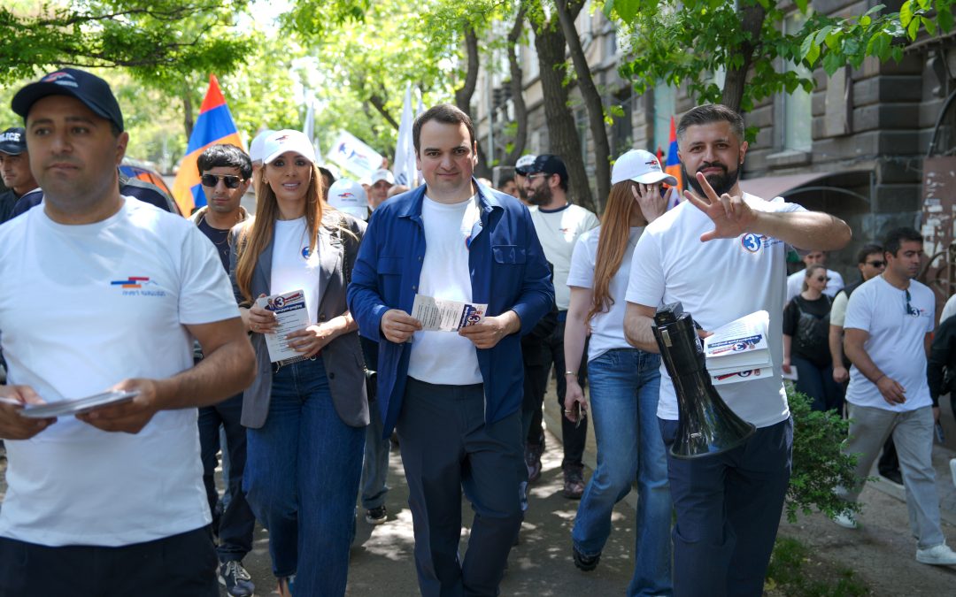 «Сильная Армения» завершит первый день предвыборной кампании большим митингом