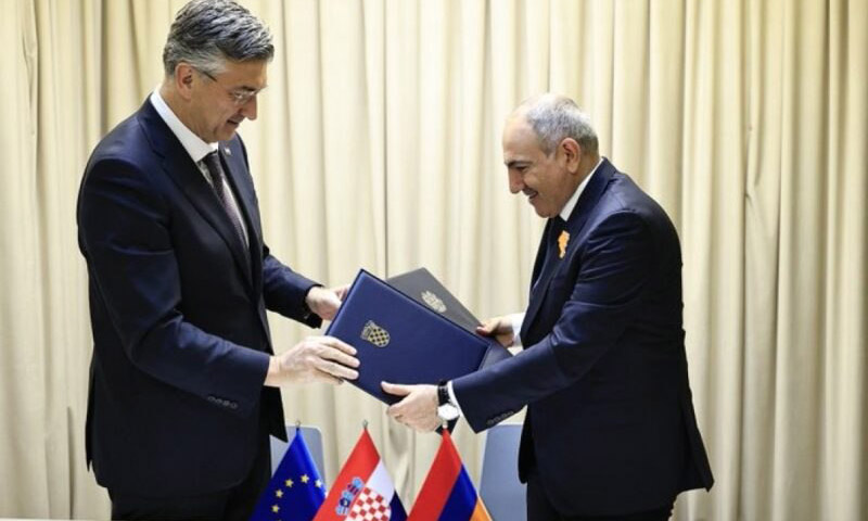 Հայաստանն ու Խորվաթիան համաձայնագիր են կնքել